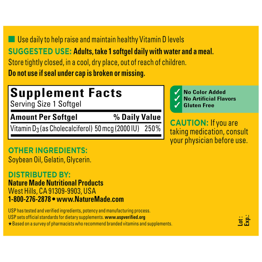 Nature Made softgel held to light showing translucent oil content for better uptake