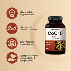NatureBell capsules poured into hand illustrating serving size and daily convenience