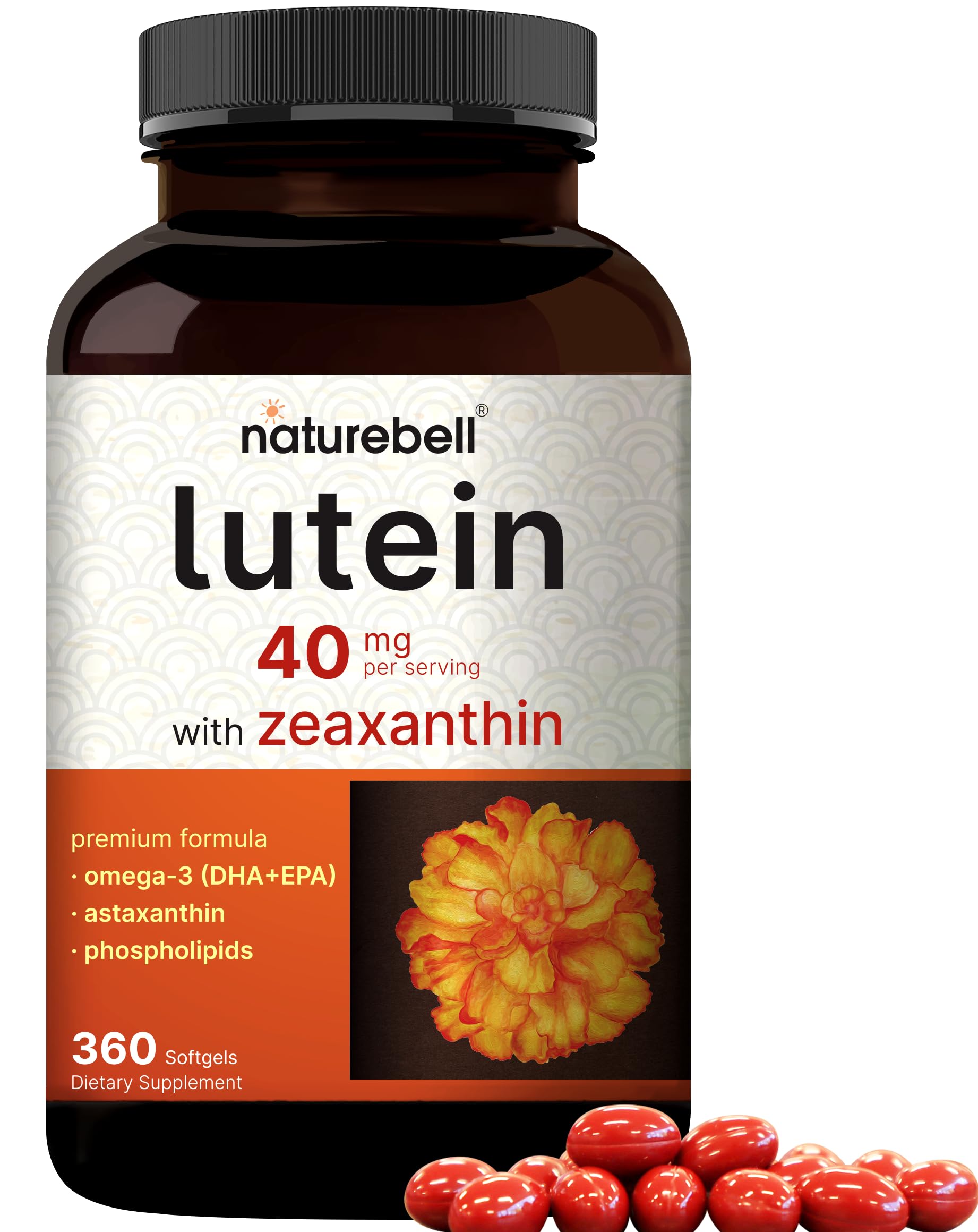 NatureBell bottle front label showing product benefits and high-potency dose