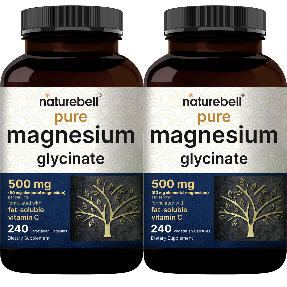NatureBell front packaging showing two-bottle supply and product benefits