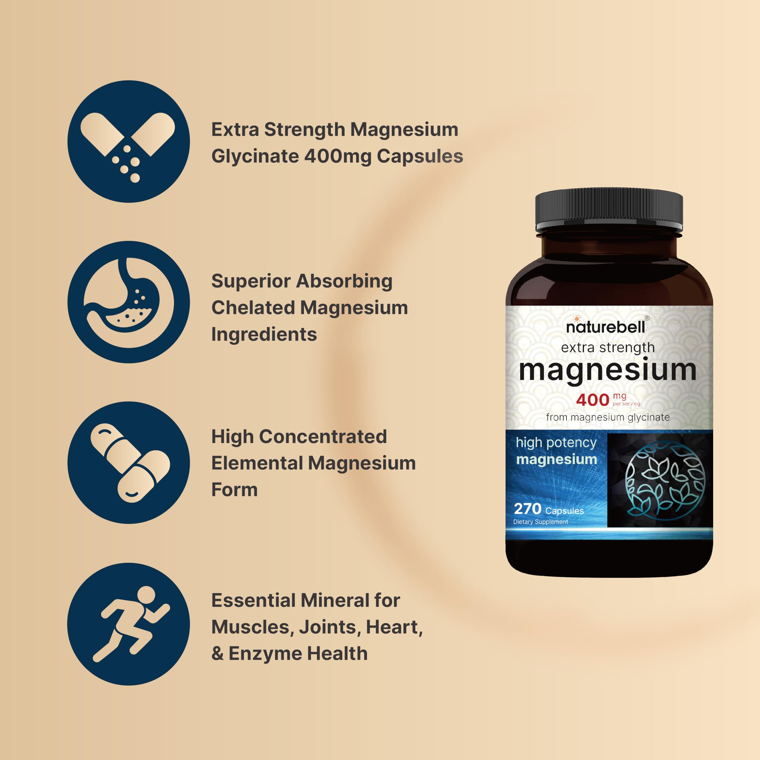 NatureBell open bottle with capsules visible to illustrate three-month supply benefit