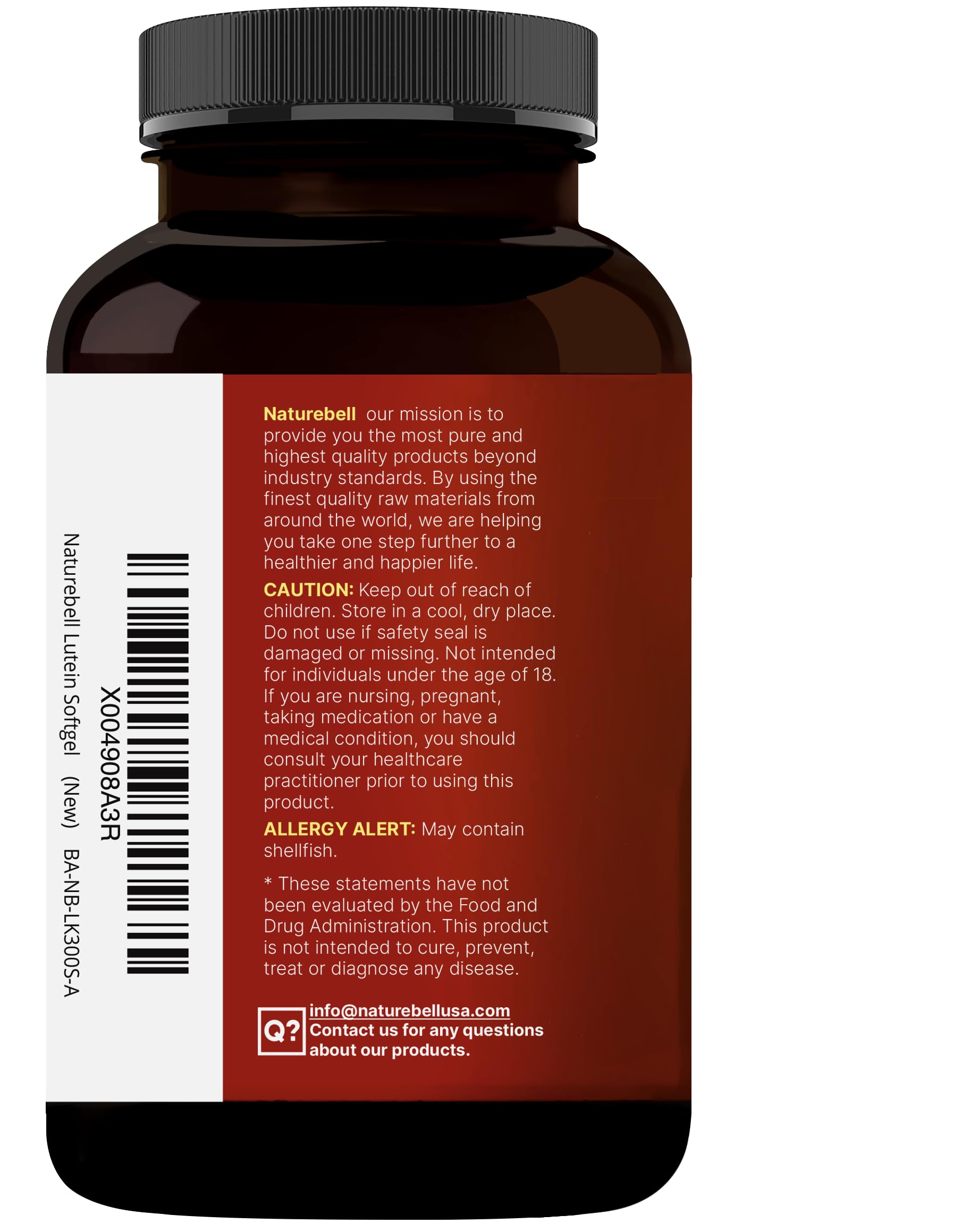 NatureBell quality seal displaying third-party tested purity and potency