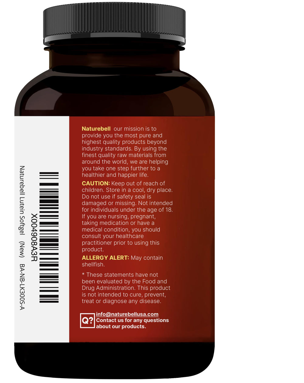 NatureBell quality seal displaying third-party tested purity and potency