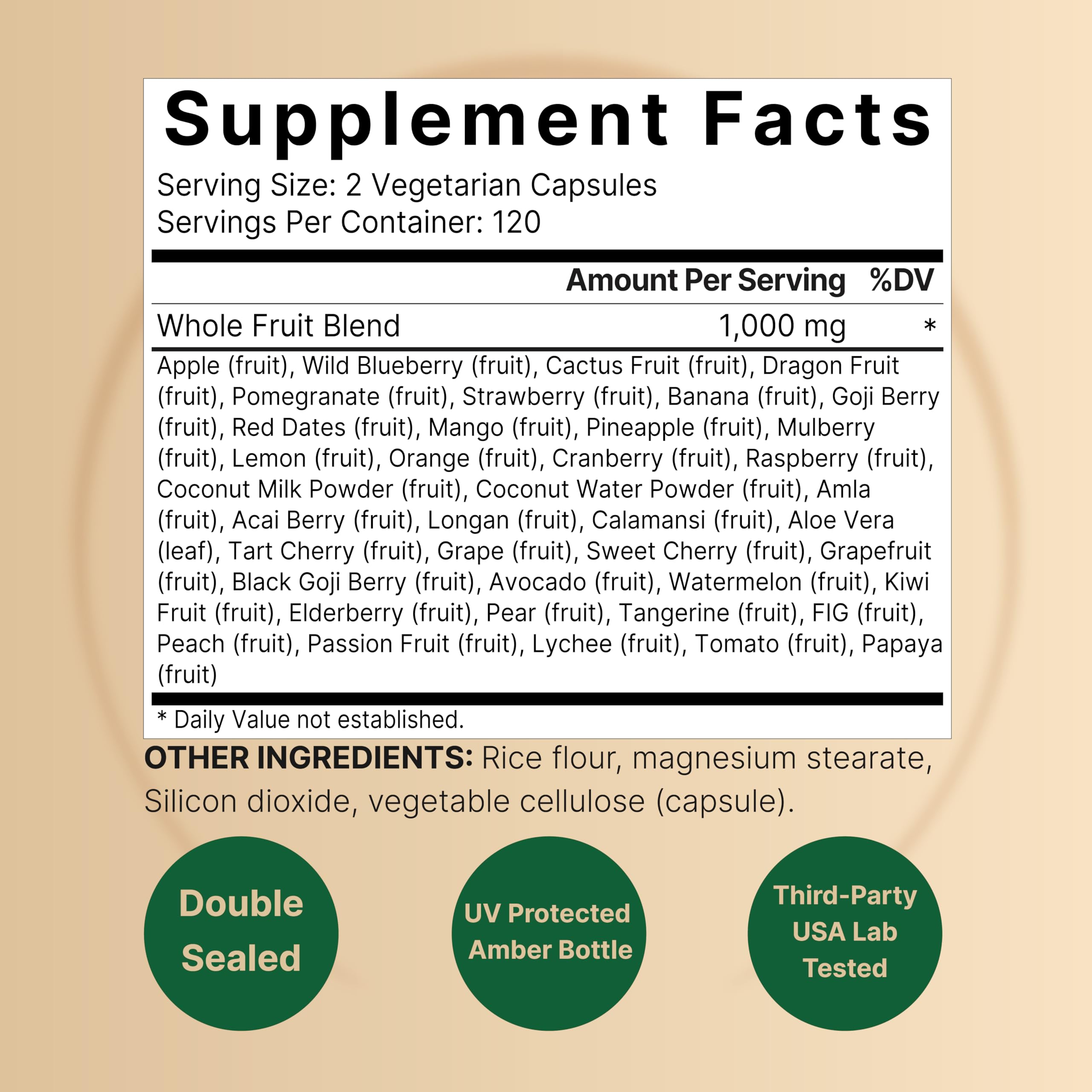 NatureBell capsules in a hand demonstrating serving size and portability for daily routine convenience