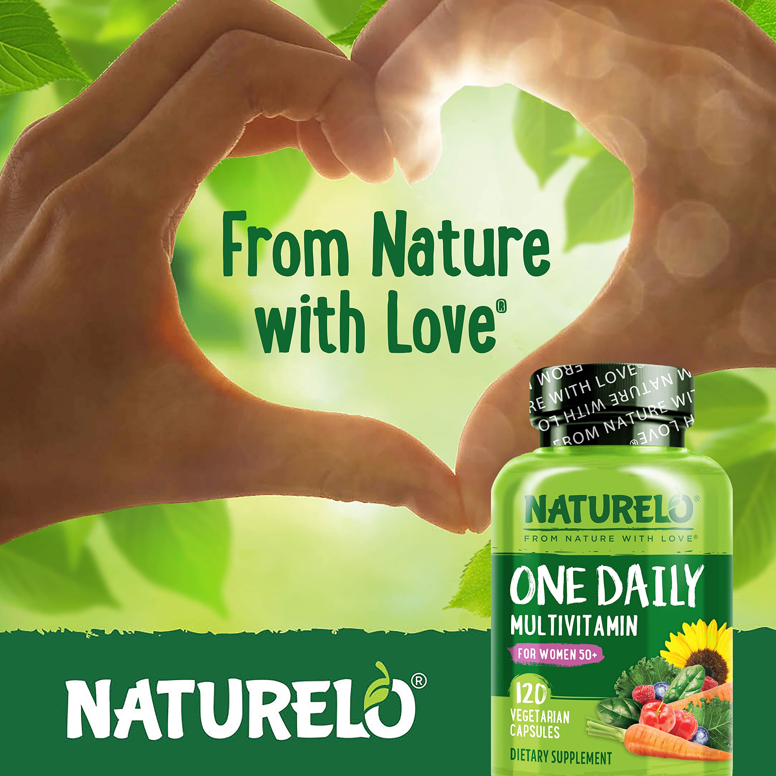 NATURELO multivitamin on a breakfast table showing daily routine fit