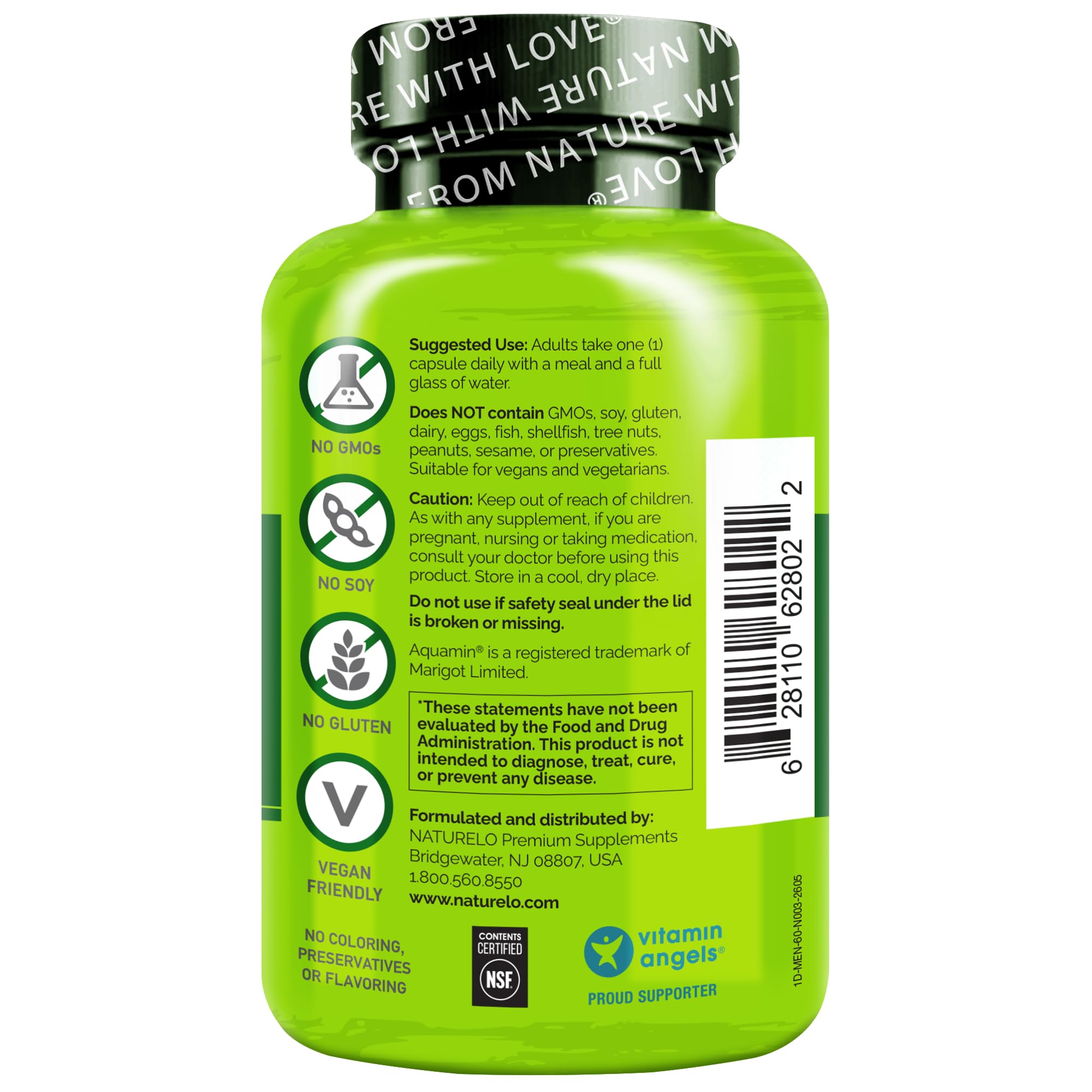 NATURELO bottle beside breakfast to show how it fits into morning routine