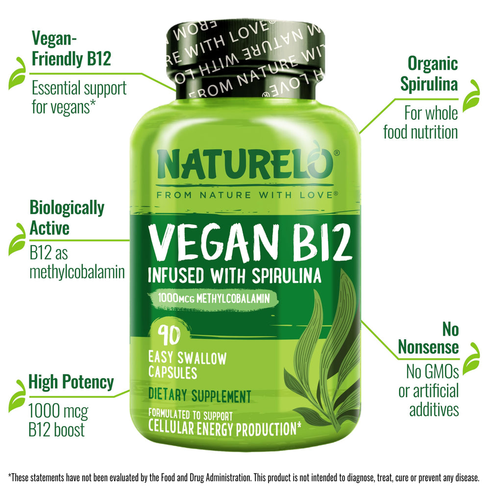 NATURELO capsule close-up highlighting smooth vegan shell and texture