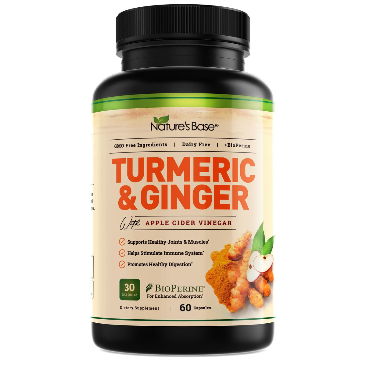 Nature's Base front packaging showing supplement bottle and branding for clear product identification
