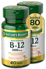 Nature's Bounty front packaging showing bottle and cherry flavor benefit