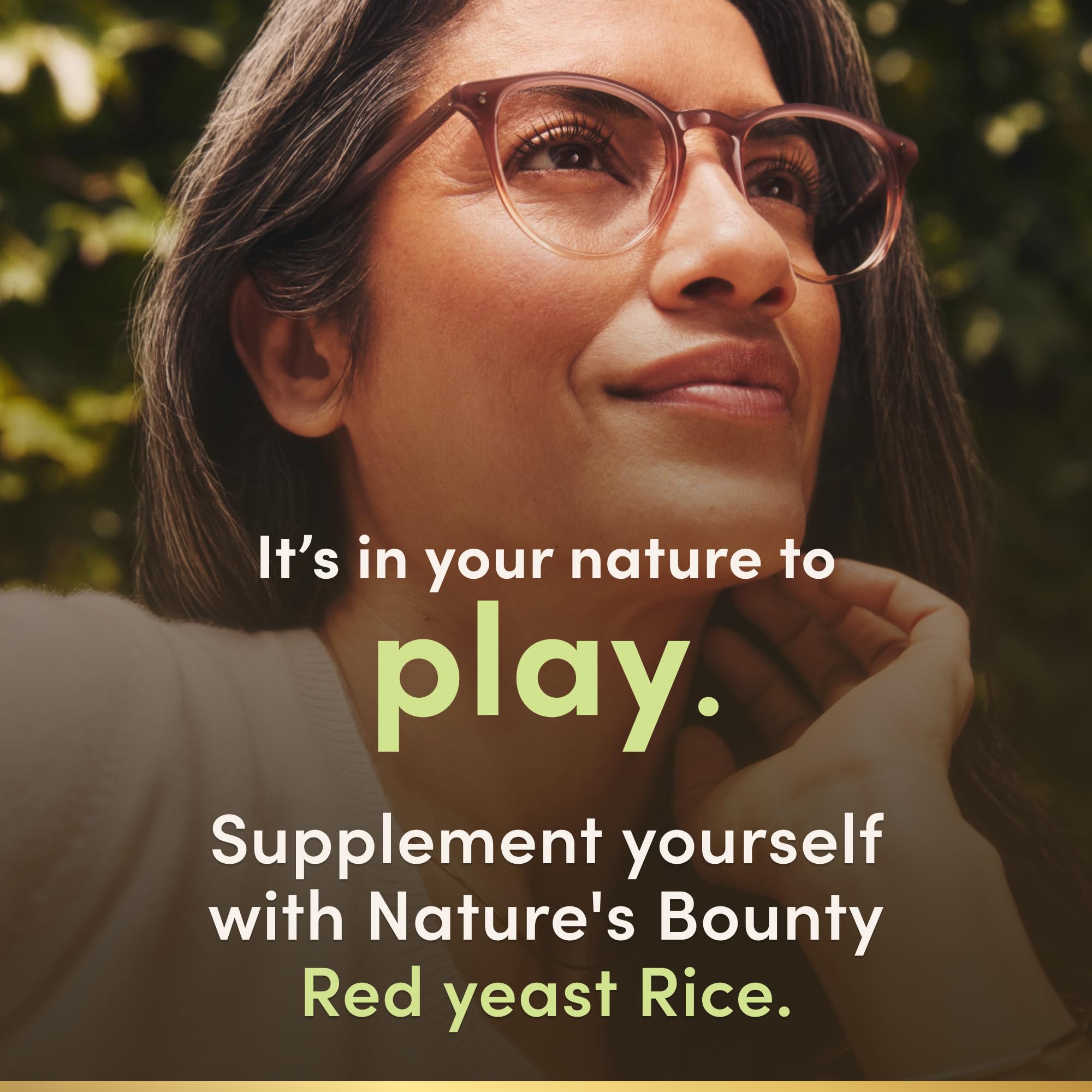 Nature's Bounty label detail showing ingredient and lab-tested quality information