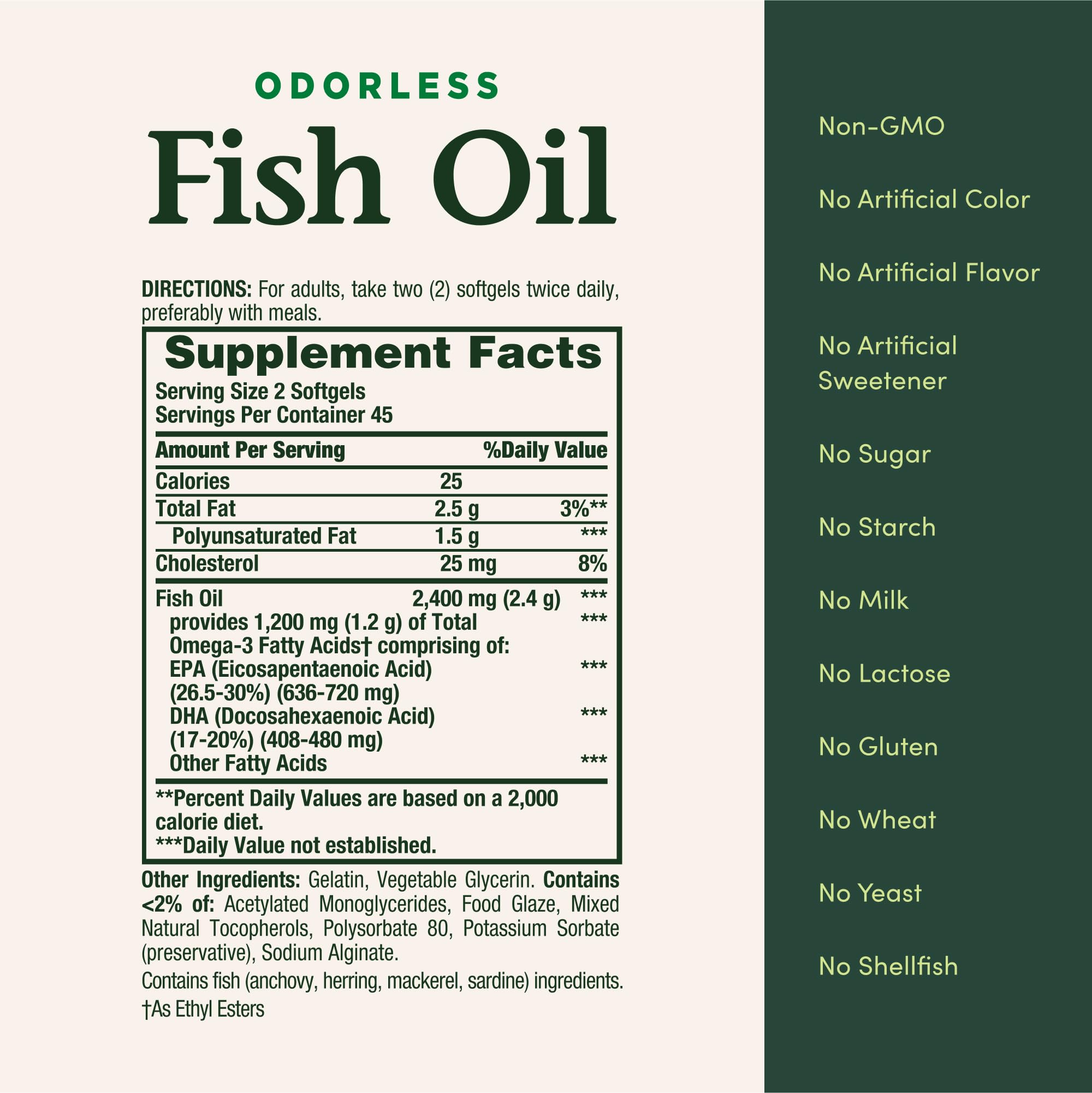 Nature's Bounty open bottle with softgels spilling to show capsule look