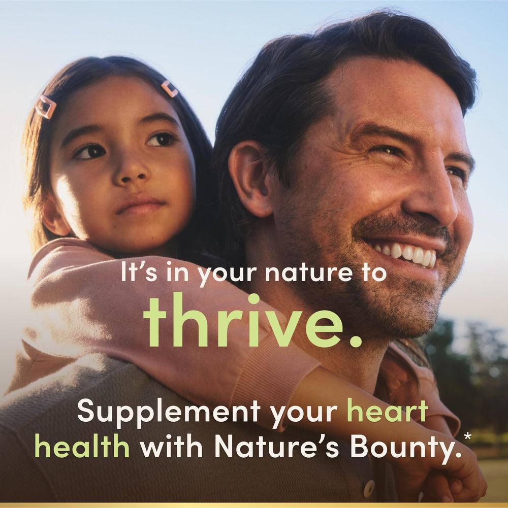 Nature's Bounty supplement facts label close-up to confirm EPA DHA amounts