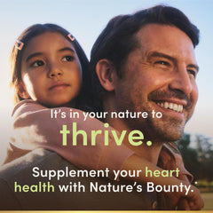 Nature's Bounty supplement facts label close-up to confirm EPA DHA amounts