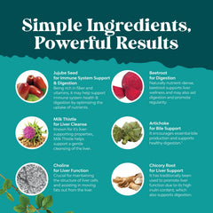 Natures Craft artichoke leaf ingredient photo emphasizing digestive support