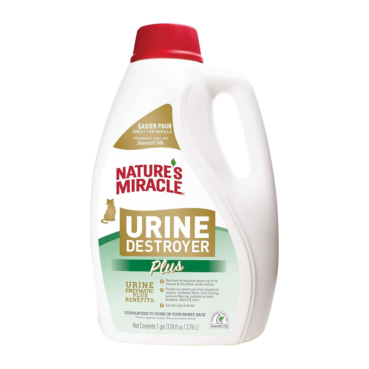 Nature's Miracle gallon front label showing product and benefits