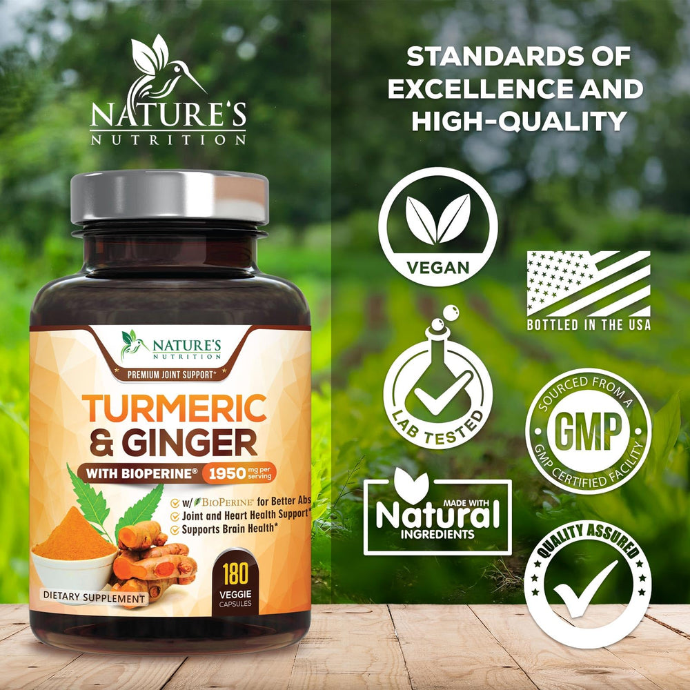 Nature's Nutrition turmeric root image illustrating organic turmeric ingredient