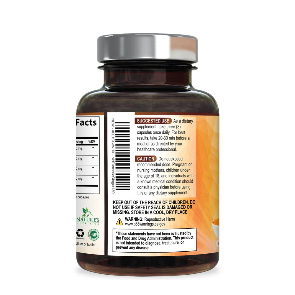 Nature's Nutrition capsule in hand conveying easy daily use and portability