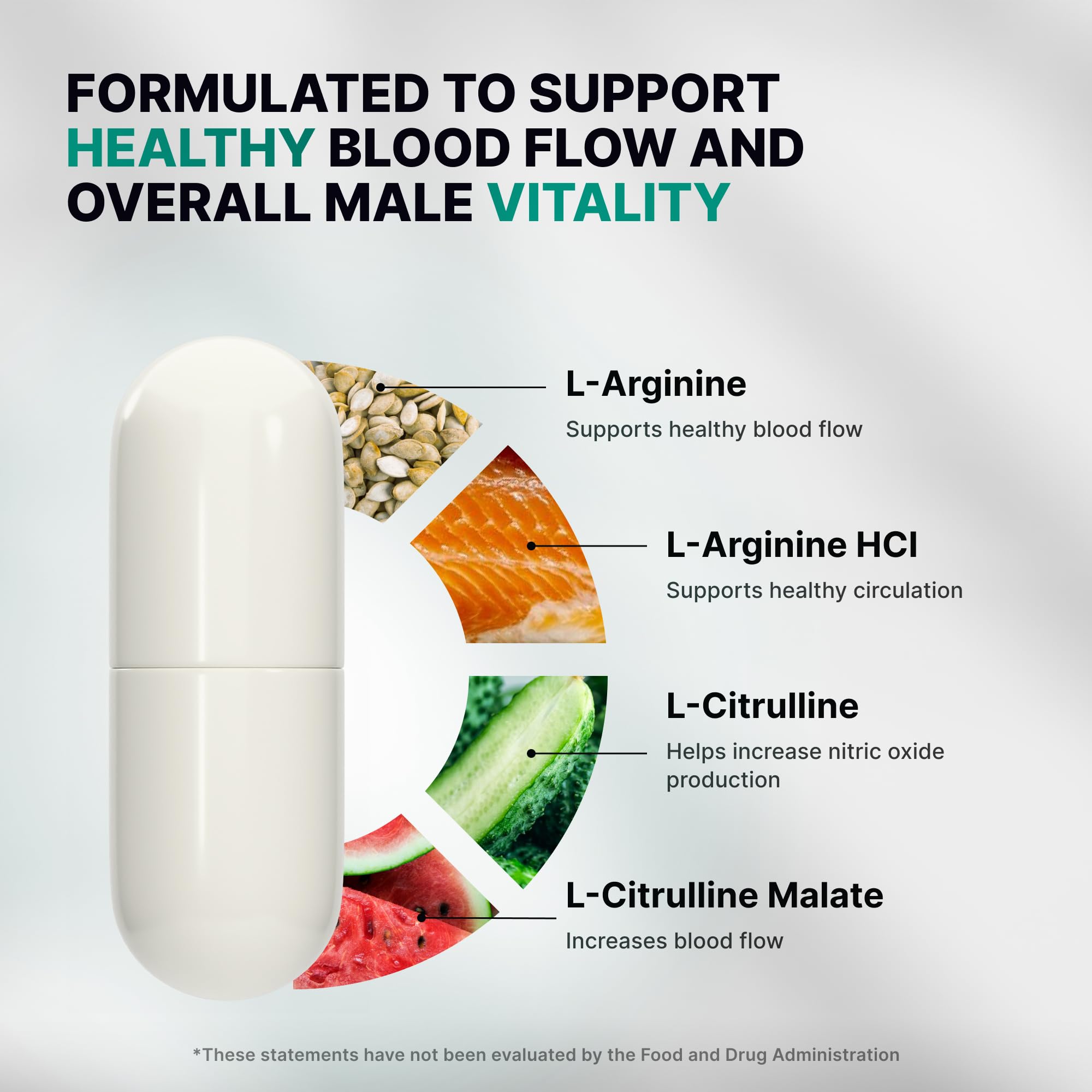 Nature's Pure Blend measured serving scoop showing recommended dose