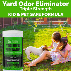 Nature's Pure Edge on artificial turf restoring fresh outdoor smell