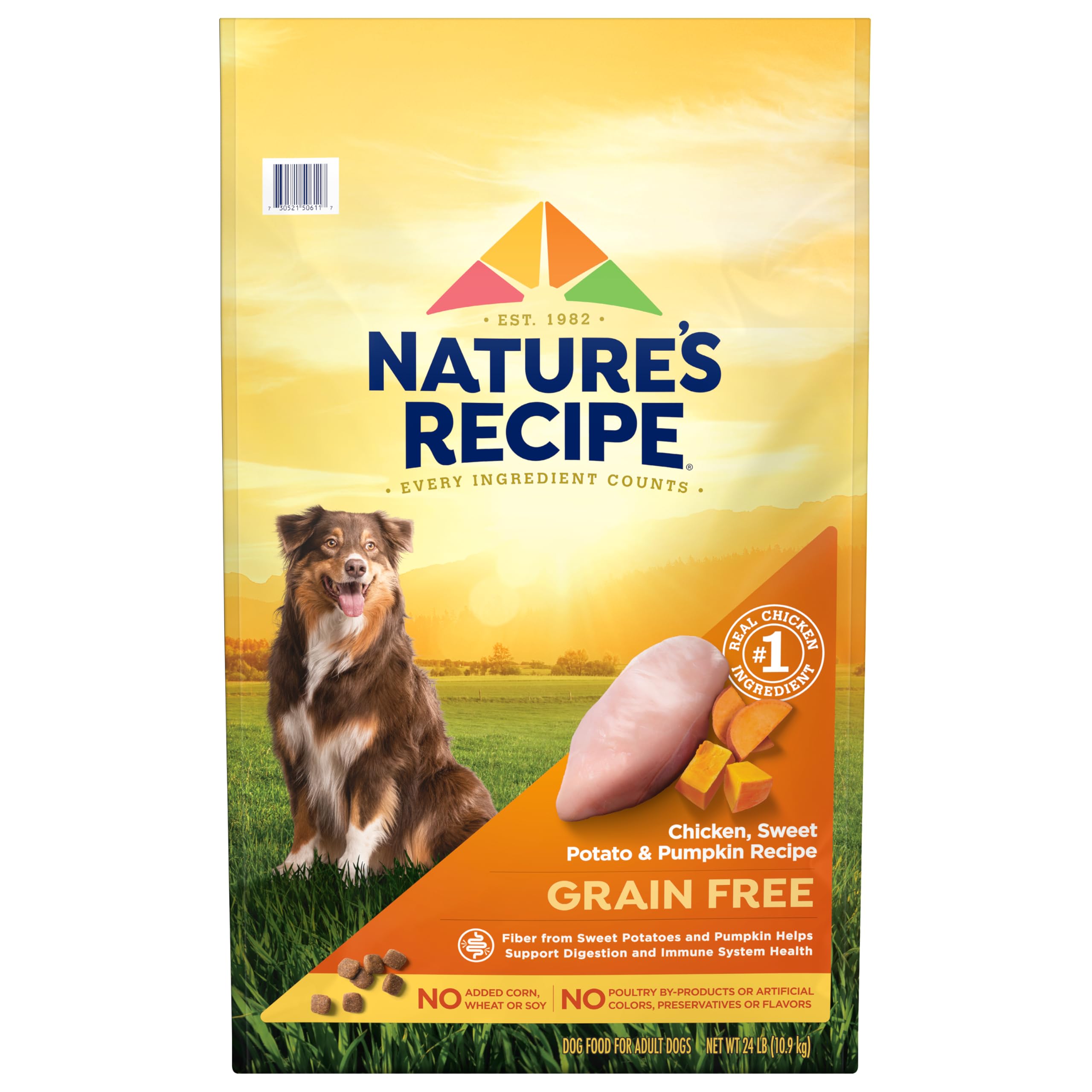 Nature's Recipe front of bag showing product name and benefits