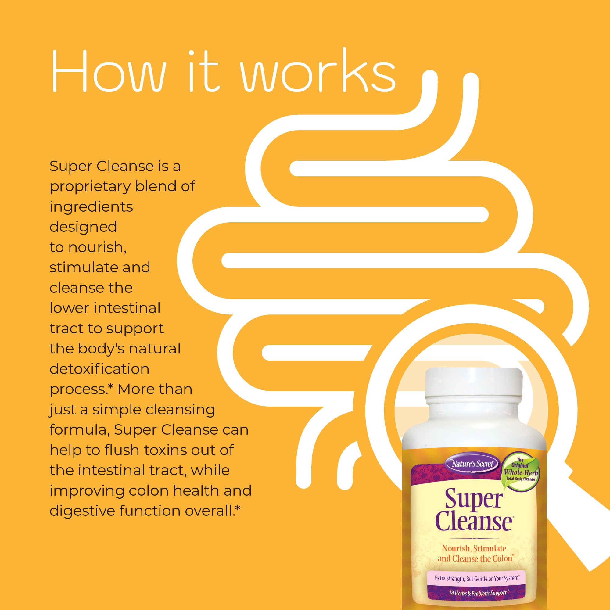 Nature's Secret next to a coin for scale showing capsule serving size benefit