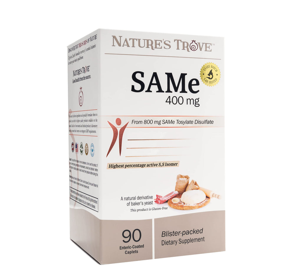 Nature's Trove front packaging showing clean design and 400 mg strength benefit clarity