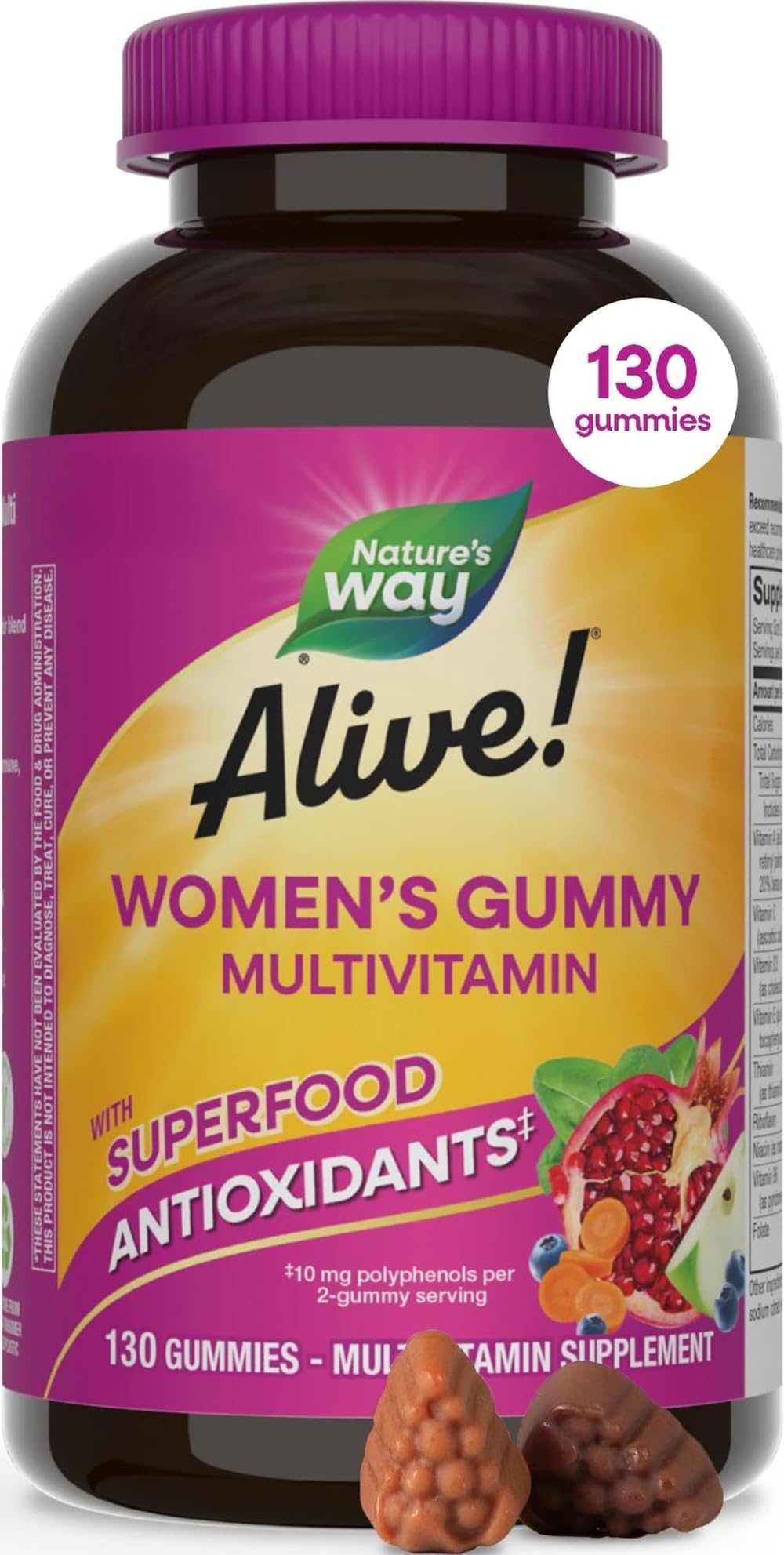 Nature's Way front packaging showing bottle and label for easy recognition and trust