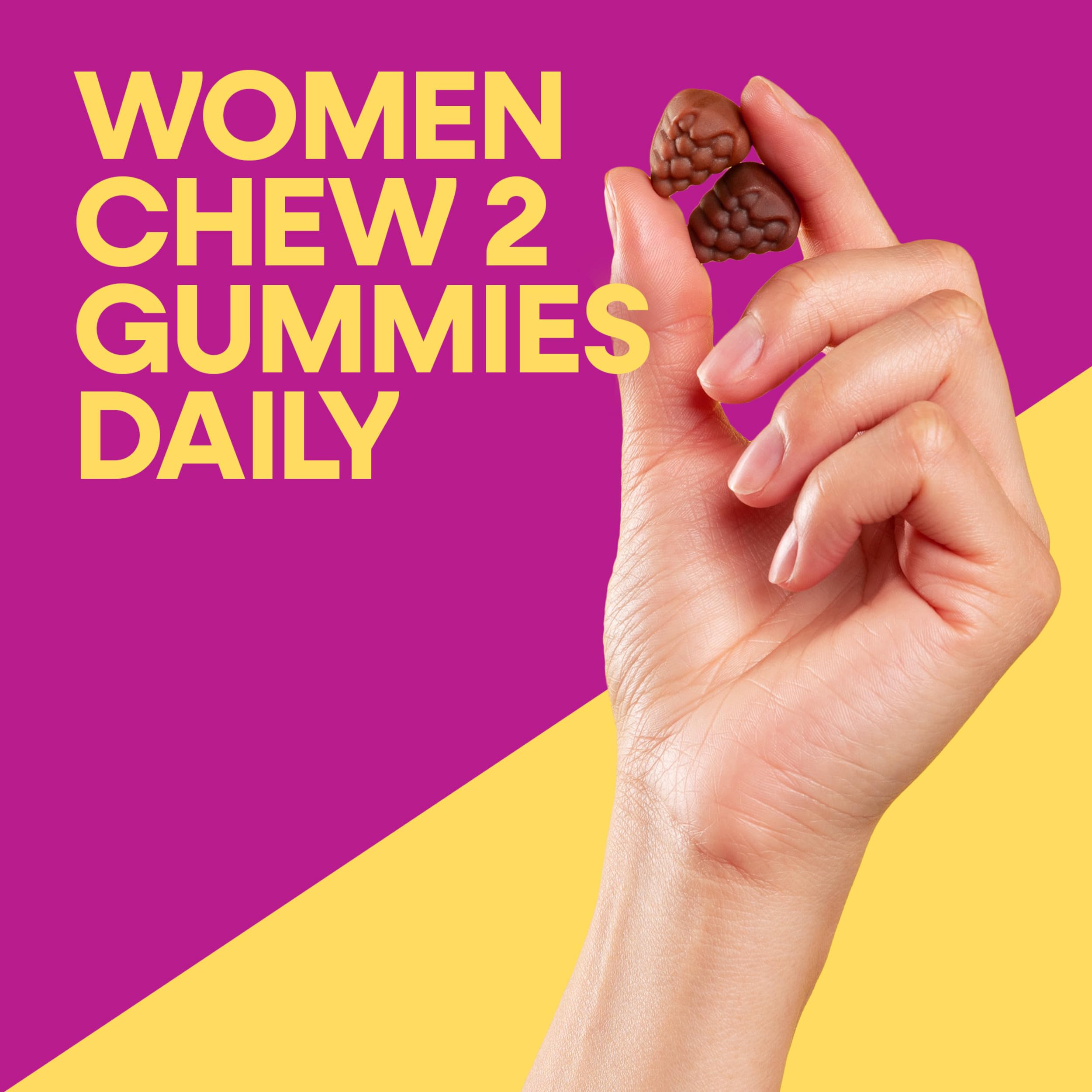 Nature's Way gummy texture detail displaying plant-based pectin and vegetarian benefit