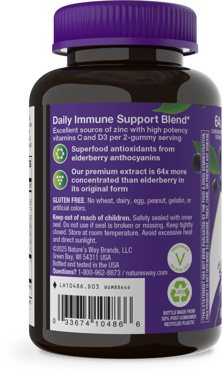 Nature's Way bottle on kitchen counter near fruit, lifestyle-ready wellness habit