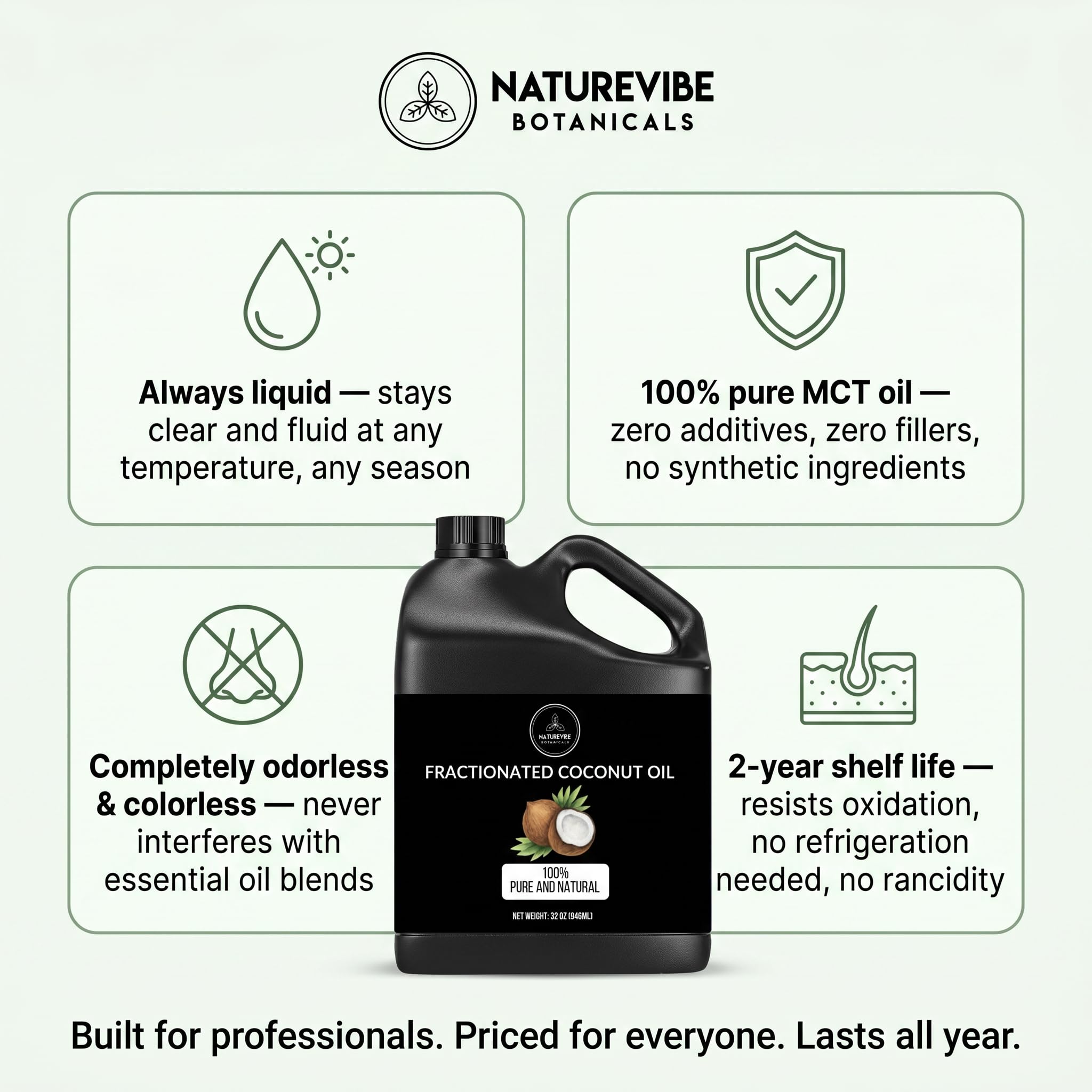 Naturevibe Botanicals open jar with visible label highlighting purity and cold-pressed benefit