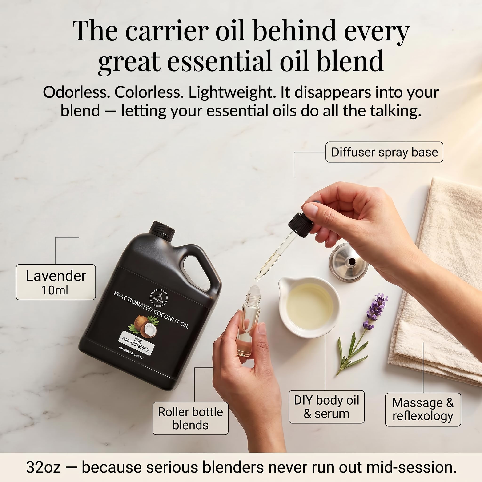 Naturevibe Botanicals used on skin to show fast-absorbing moisture and non-greasy finish