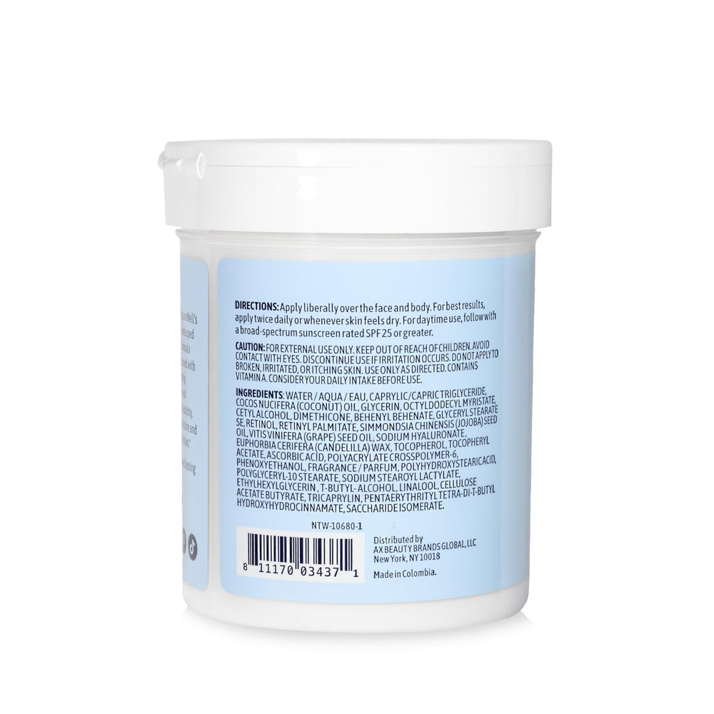 NatureWell 16 oz jar next to common items showing large spa-size value