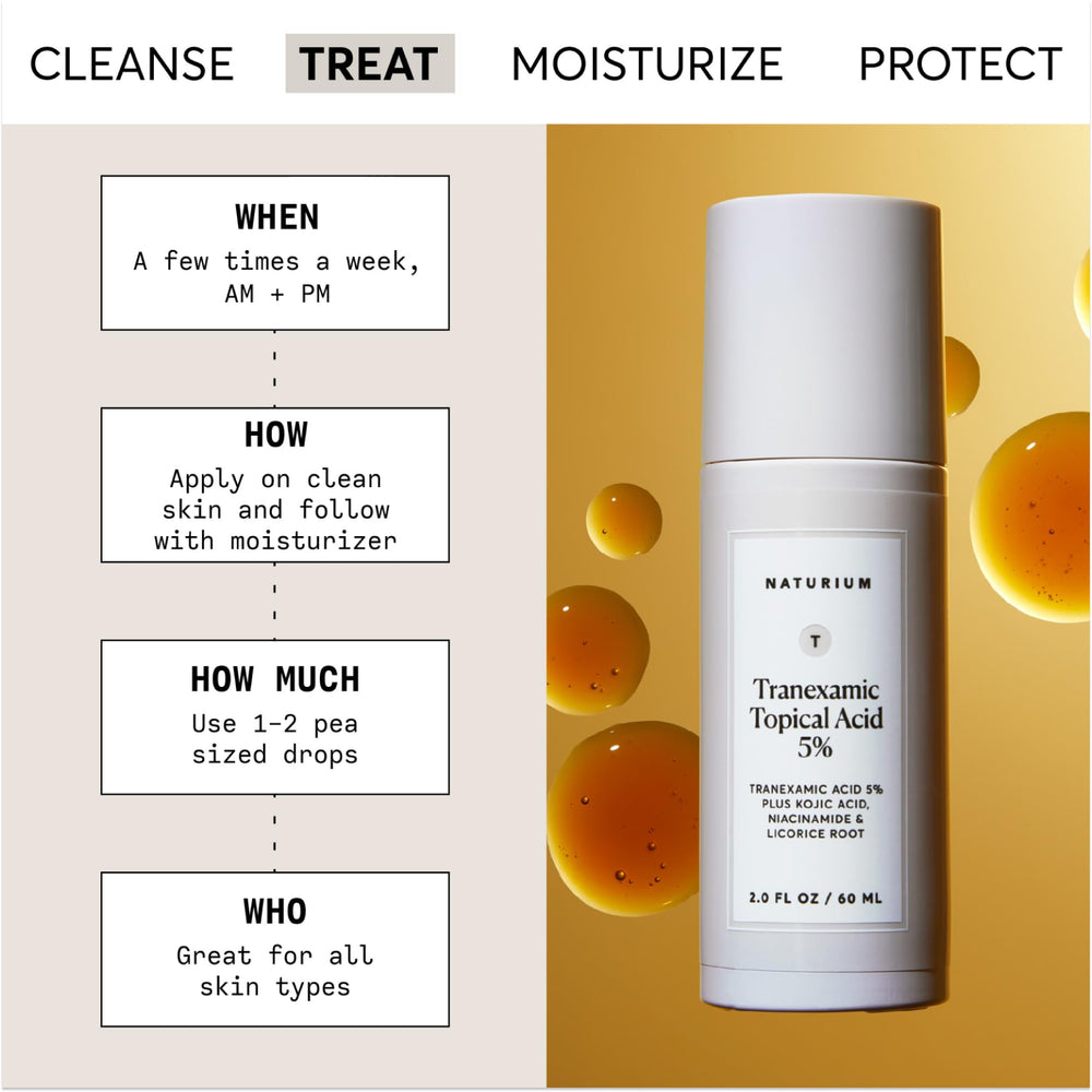 Naturium serum texture on skin highlighting lightweight absorption benefit