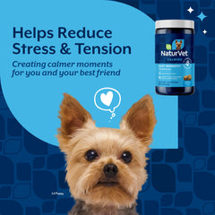 NaturVet chew split to show interior and portioning benefit