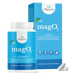 nbpure MagO7 front packaging showing bottle and capsule for easy identification and convenience