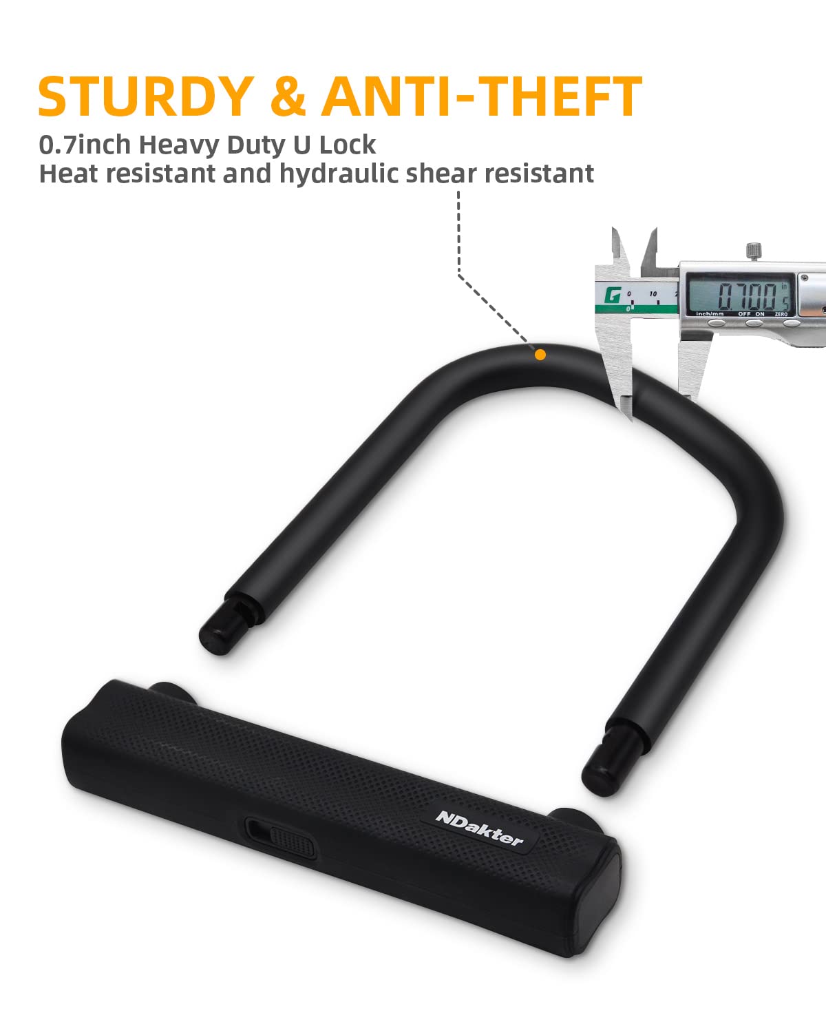 NDakter silicone sleeve protecting bike frame from scratches and rust