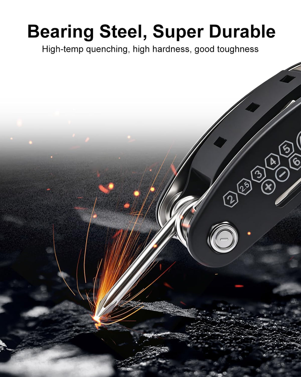 NDakter tire levers with metal rasp for quick tube removal and prep