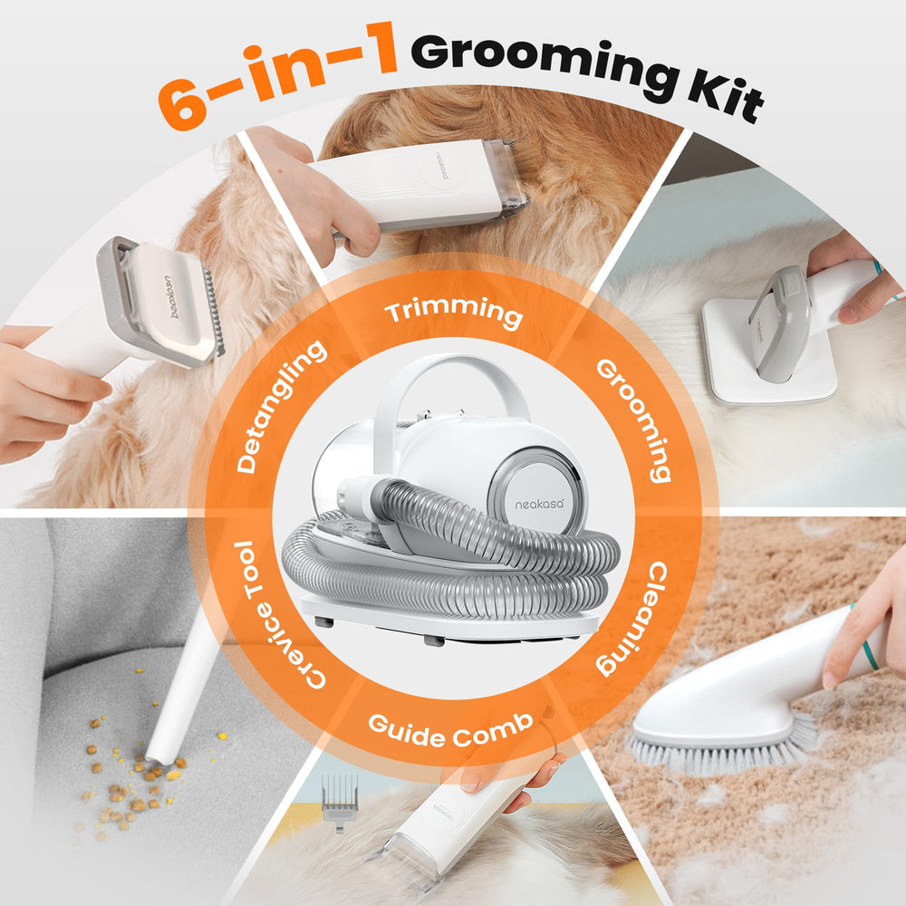 Neakasa P1 Pro clippers and five guide combs for precise trimming