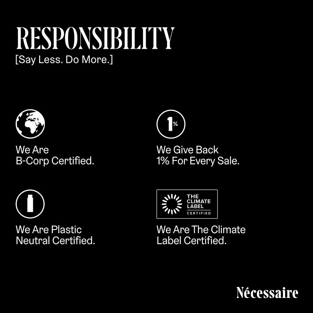 Nécessaire hand cream on bathroom vanity in lifestyle setting signaling daily ritual
