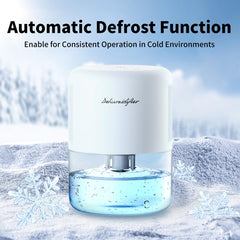 NeedDuck dehumidifier ambient 10-color lights creating a calming bedroom atmosphere