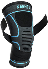 NEENCA front view of both knee sleeves showing slim profile and fit support