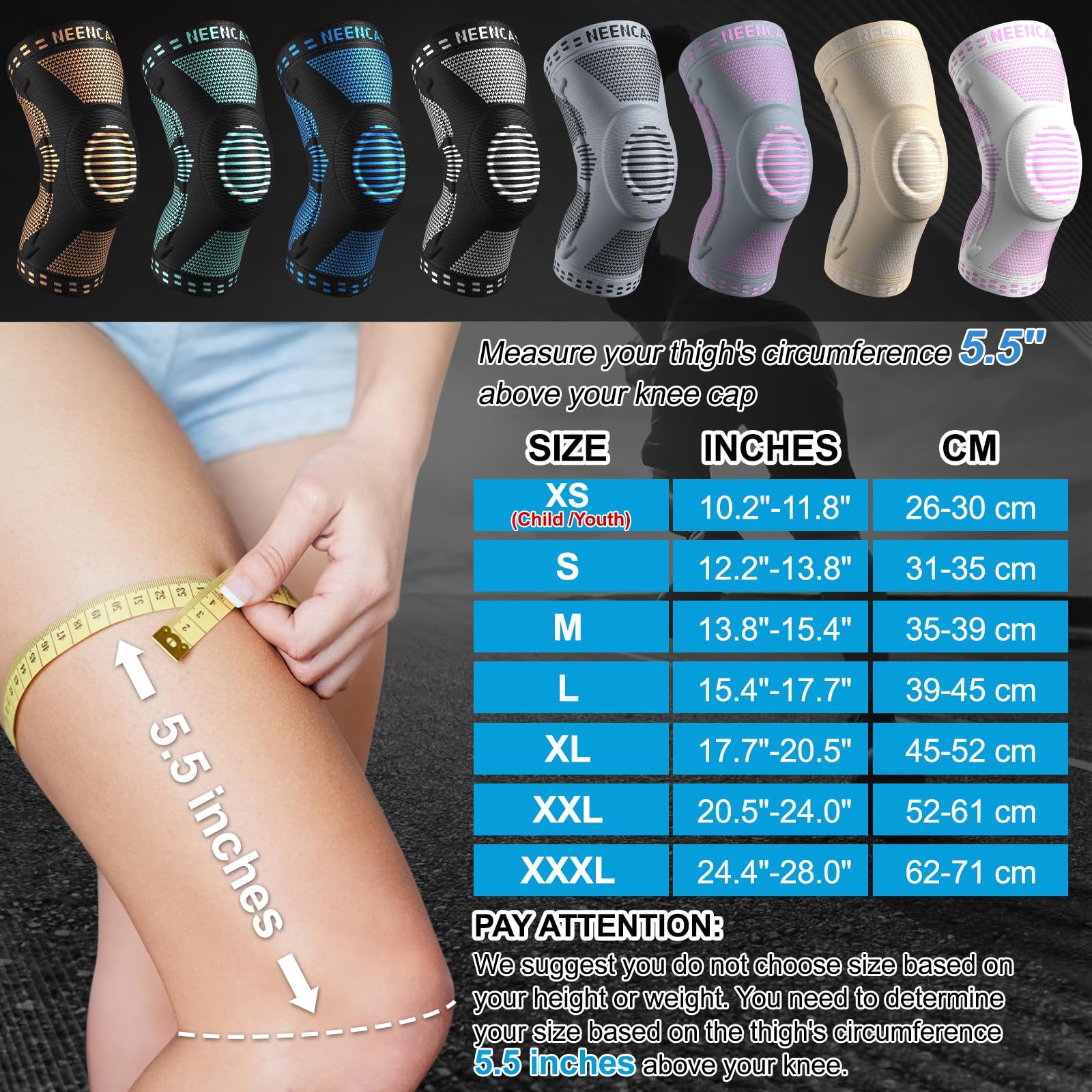 NEENCA breathable knit fabric texture for fast-dry comfort and airflow