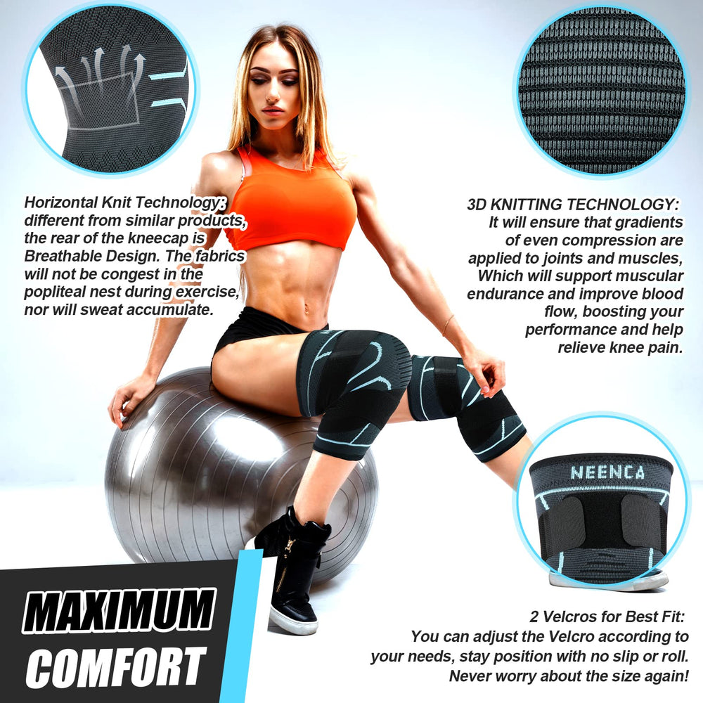 NEENCA silicone grip underside preventing slip for stable movement