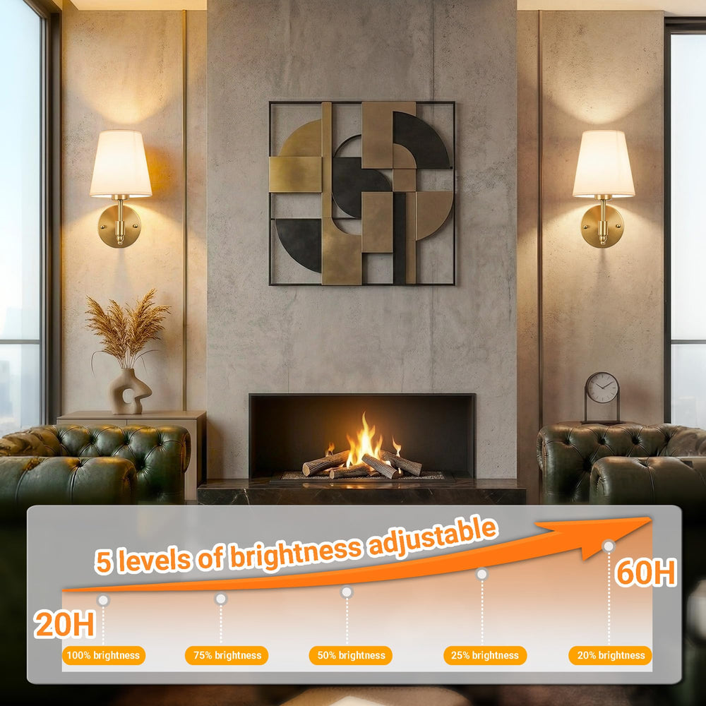 Nekhung sconces in bedroom creating cozy ambient light for reading