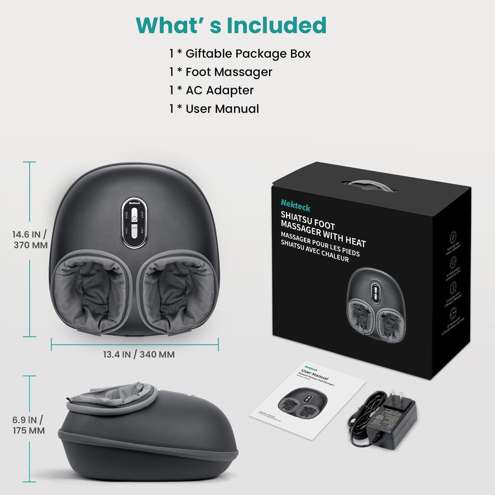 Nekteck retail packaging with warranty card highlighting product support