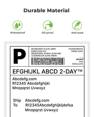 Nelko fanfold stack feeding into label printer reducing downtime and jams