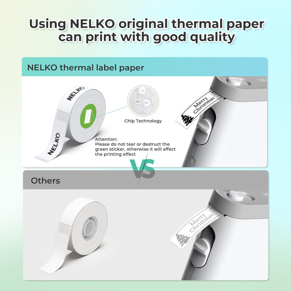 Nelko P21 applied labels on storage bins showing tidy, durable organizational benefit