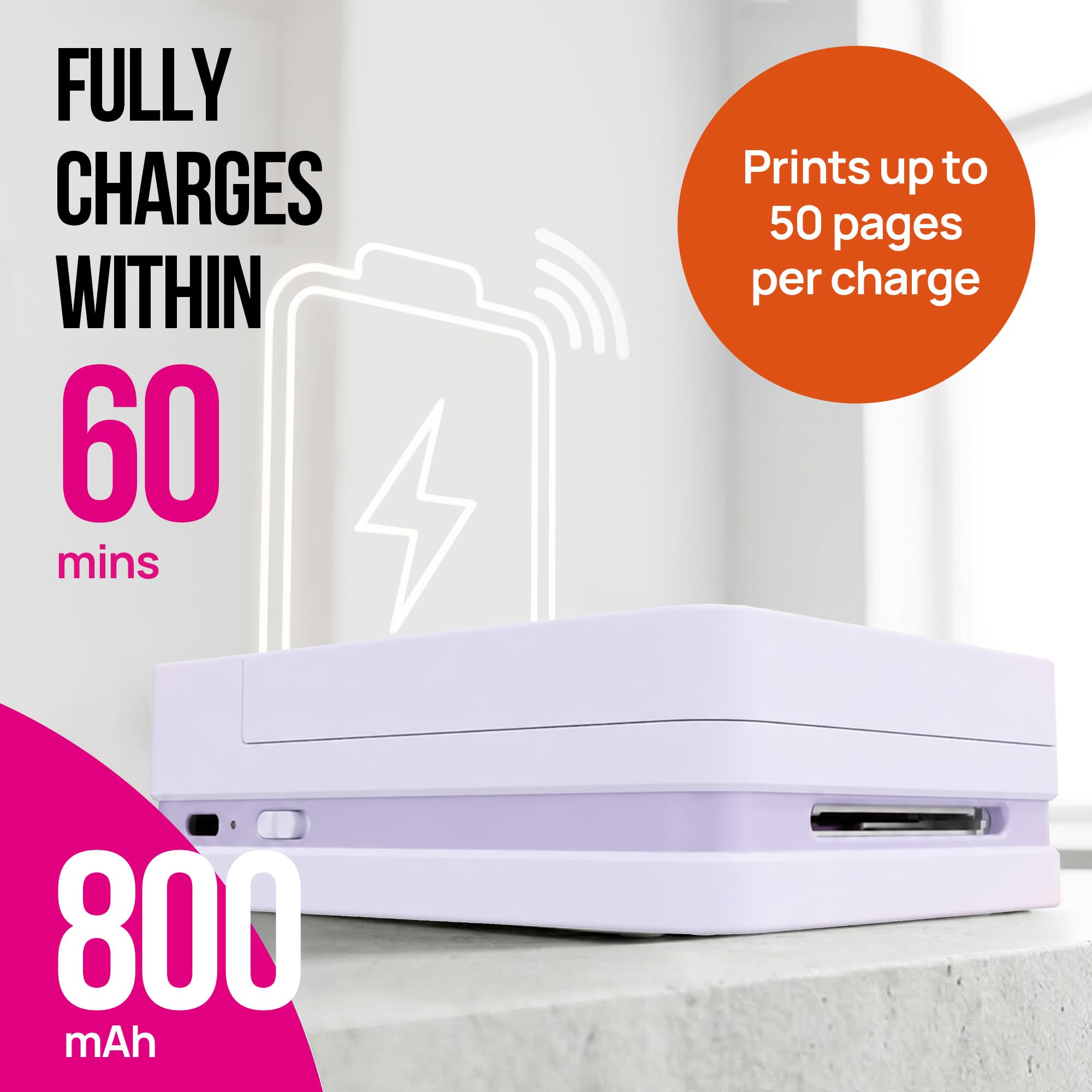 Nelko PP01 on a travel desk with photos and passport showing on-the-go printing usefulness