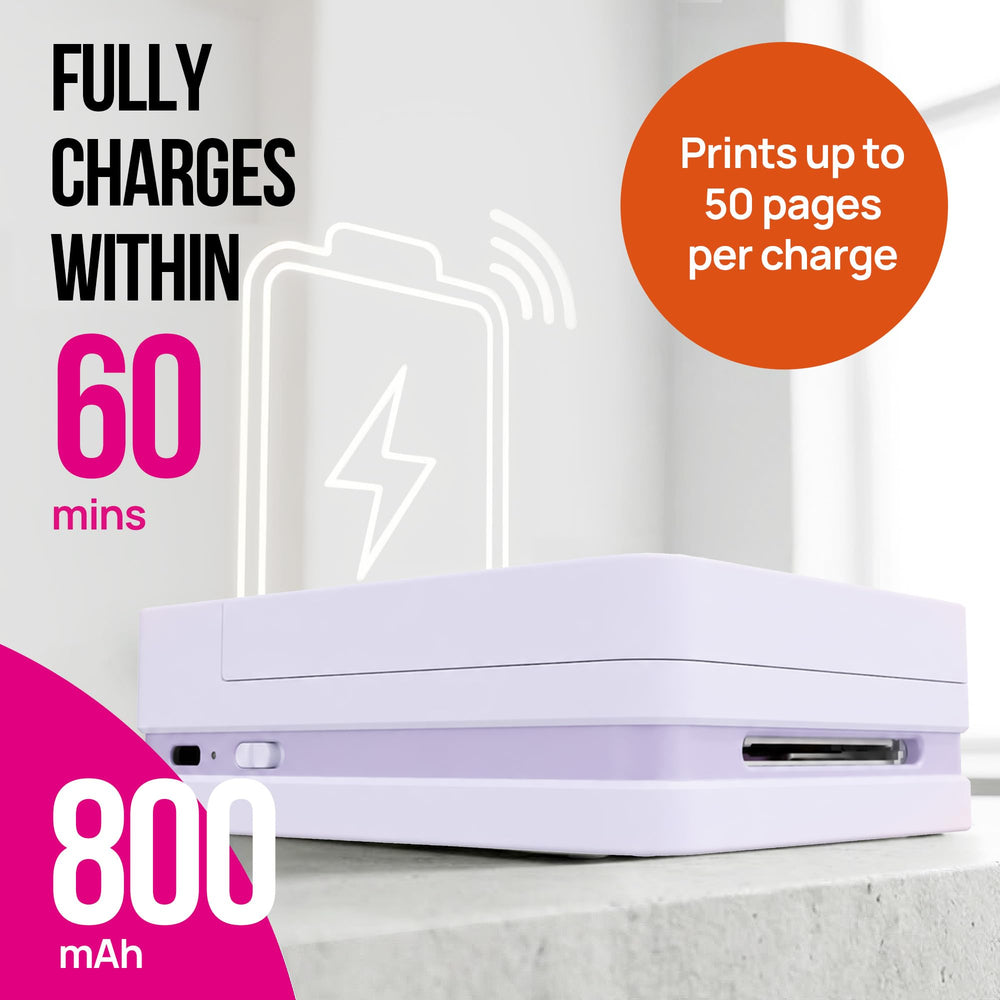 Nelko PP01 on a travel desk with photos and passport showing on-the-go printing usefulness