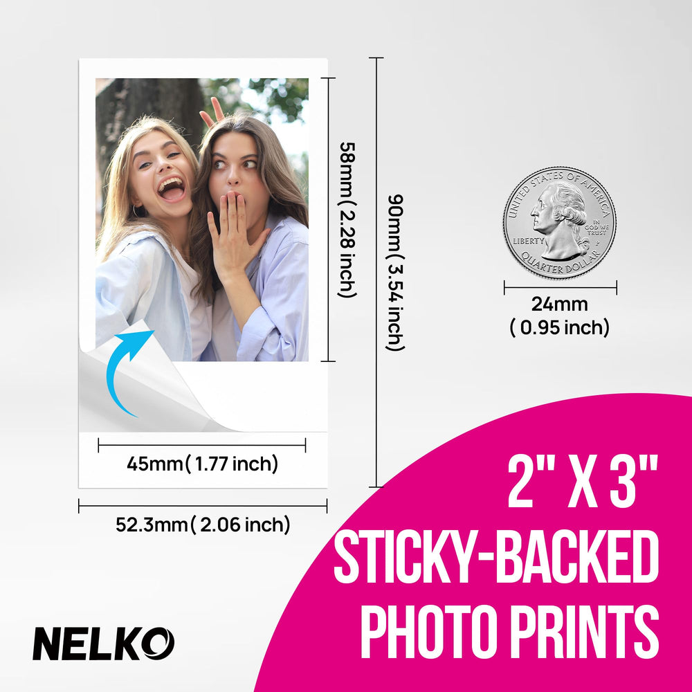 Nelko PP01 close-up of paper loading showing correct paper orientation
